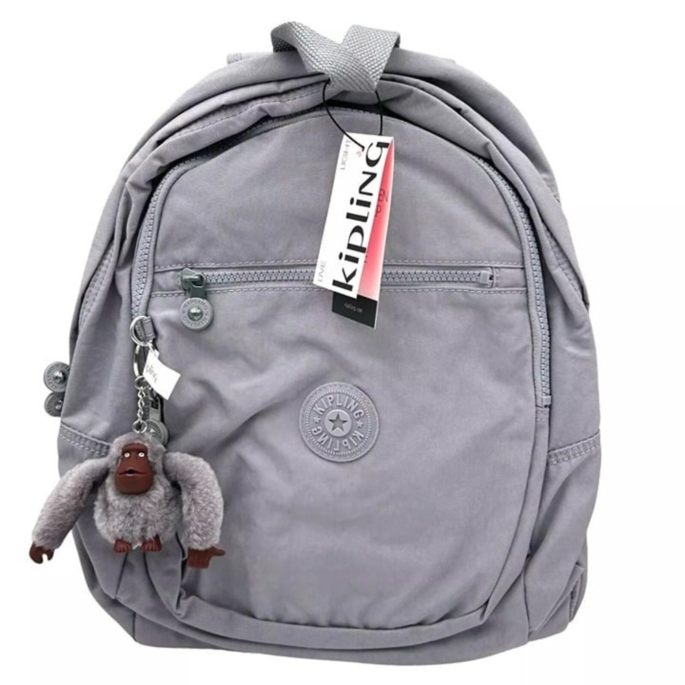 KIPLING Women's Challenger School Backpack Dove Grey‎ Size 14x10x5"